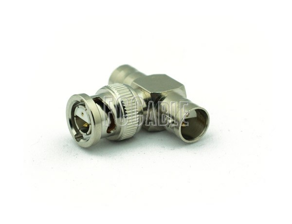 BNC TWINAX T Female Male Female Adapter
