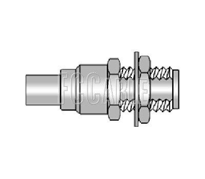 MMCX Jack To MMCX Jack Bulkhead Adapter