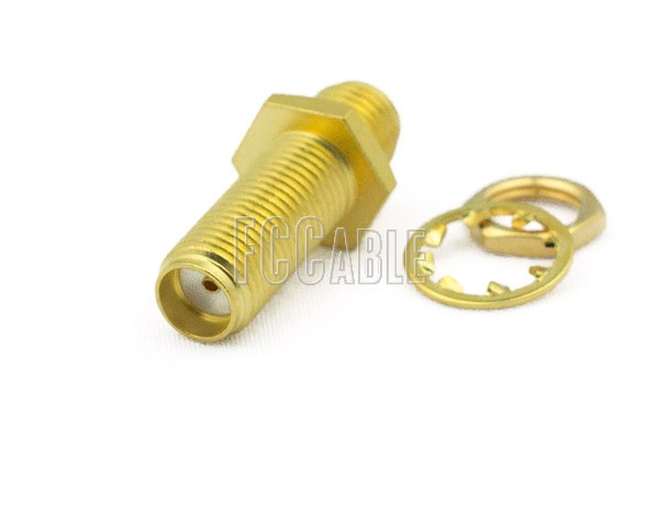SMA Female To SMA Female Bulkhead Adapter