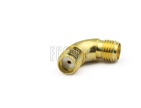 SMA Female To SMA Female Radius Right Angle Adapter