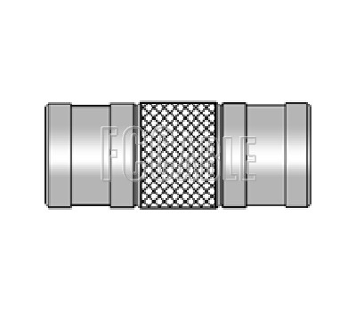 75 Ohm SMB Plug To 75 Ohm SMB Plug Adapter