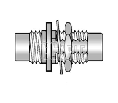 SMC Jack To SMC Jack Bulkhead Adapter