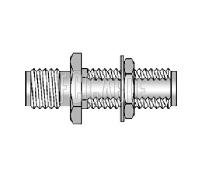 SSMA Female To SSMA Female Bulkhead Adapter
