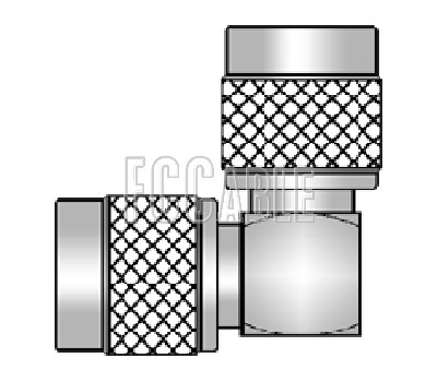TNC Male To TNC Male Right Angle Adapter