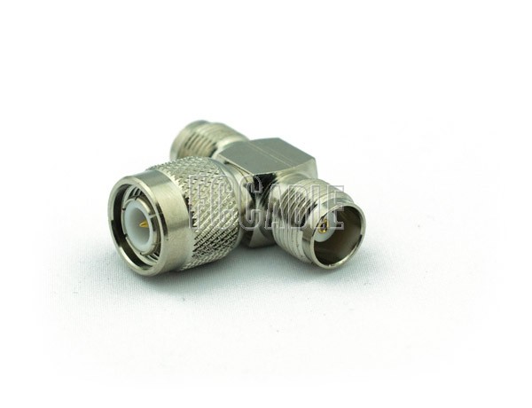 TNC T Female to Male to Female Adapter