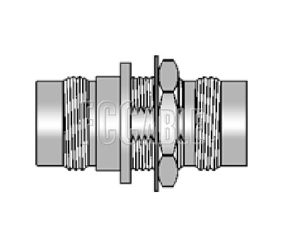 TWINAX Female To Female Bulkhead Adapter