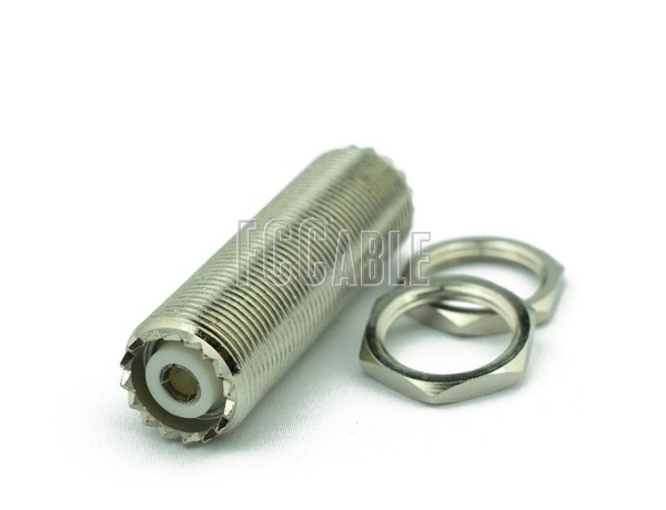 UHF Female To UHF Female Bulkhead Adapter