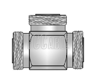 7/16 T Female to Female to Female Adapter