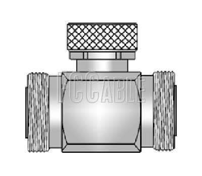 7/16 T Female to Male to Female Adapter