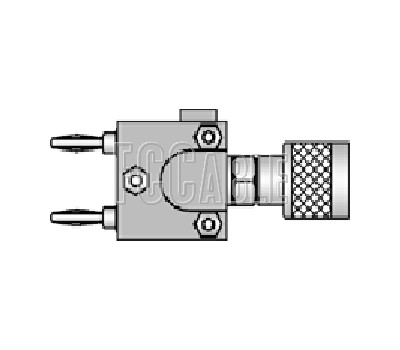 Banana Plug Double To N Male Adapter