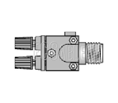 Binding Post Double To N Female Adapter