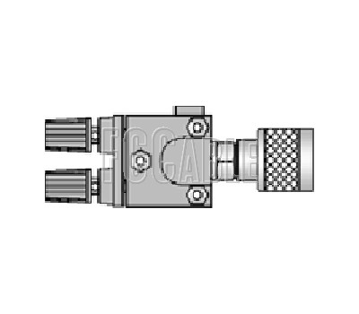 Binding Post Double To N Male Adapter