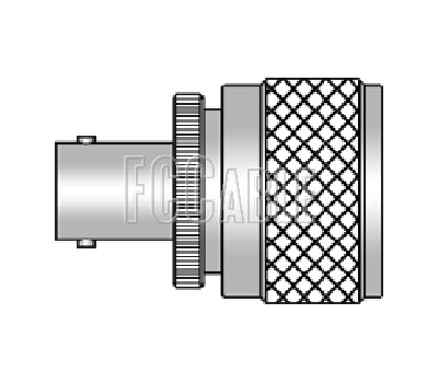 BNC Female To HN Male Adapter
