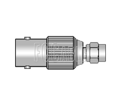 BNC Female To SMC Plug Adapter