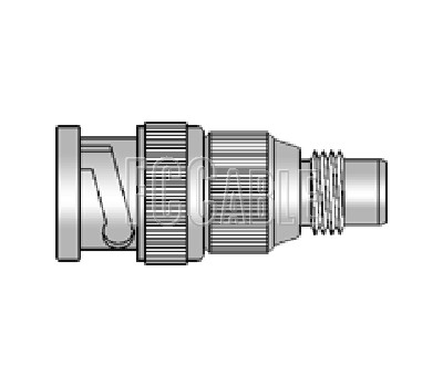 BNC Male To 75 Ohm SMC Jack Adapter