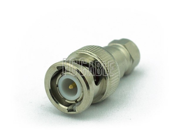 BNC Male To 75 Ohm SMC Plug Adapter