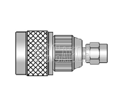 N Male To SMC Plug Adapter