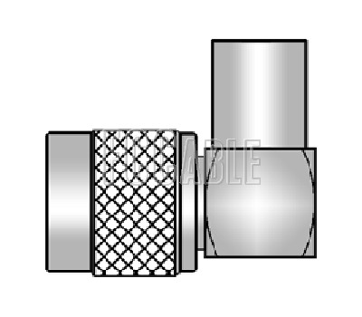 TNC Male To FME Plug Right Angle Adapter