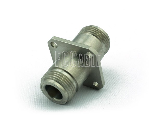 N Female To N Female PRECISION Panel Mount Adapter