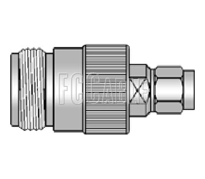 N Female To 3.5mm Male PRECISION Adapter