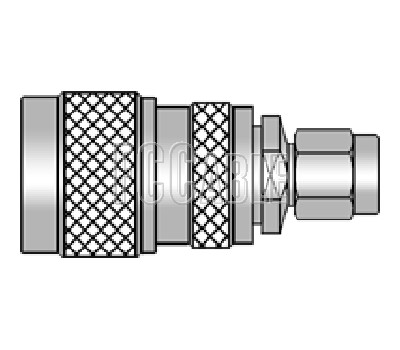 N Male To 2.4mm Male PRECISION Adapter